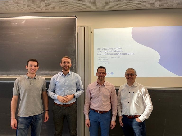 Gastvortrag „Lean Enterprise Architecture Management“ im Rahmen der Vorlesung „Evolutionäre Informationssysteme“